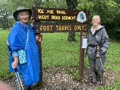 Ruth Bennett McDougal Dorrough; Judy Geisler; IAT; Ice Age Trail; West Bend Segment, WI